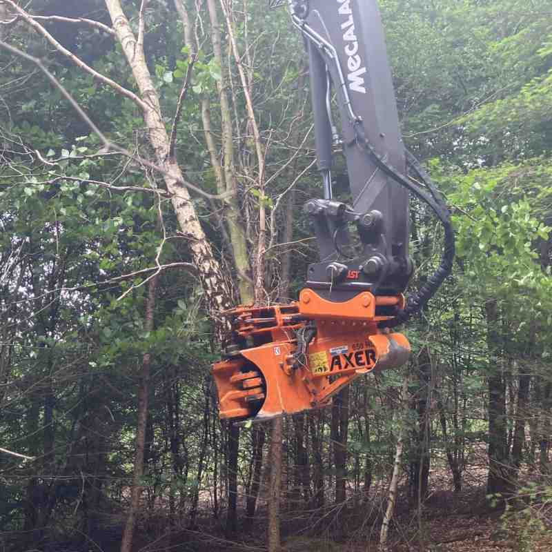 Axer 650K HD fældehoved med fast kniv - Image 3