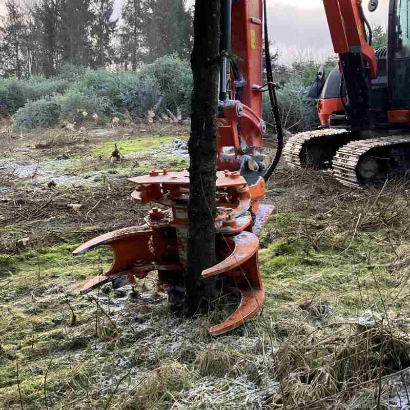 axer 540K fældehoved med kniv knivgrab skovmek