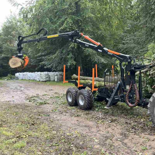 BMF 5 tons skovvogn skovdrift