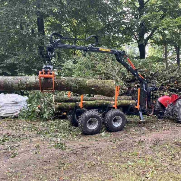 BMF 5 tons skovvogn stamme løft