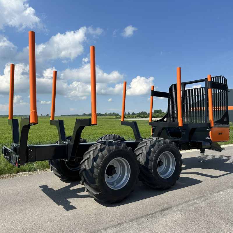 BMF 19 t. 'skidder' skovvogn uden kran